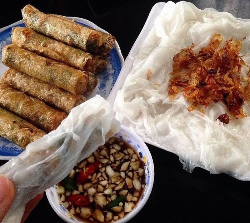 Top qu&aacute;n ăn s&aacute;ng b&aacute;nh mướt cuốn ram ngon nhất ở Vinh Nghệ An