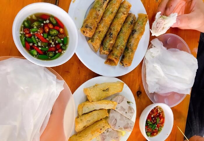 Top qu&aacute;n ăn s&aacute;ng b&aacute;nh mướt cuốn ram ngon nhất ở Vinh Nghệ An
